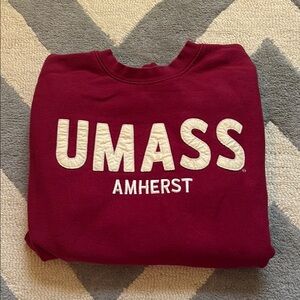 Adult UMASS Amherst Crewneck Sweatshirt